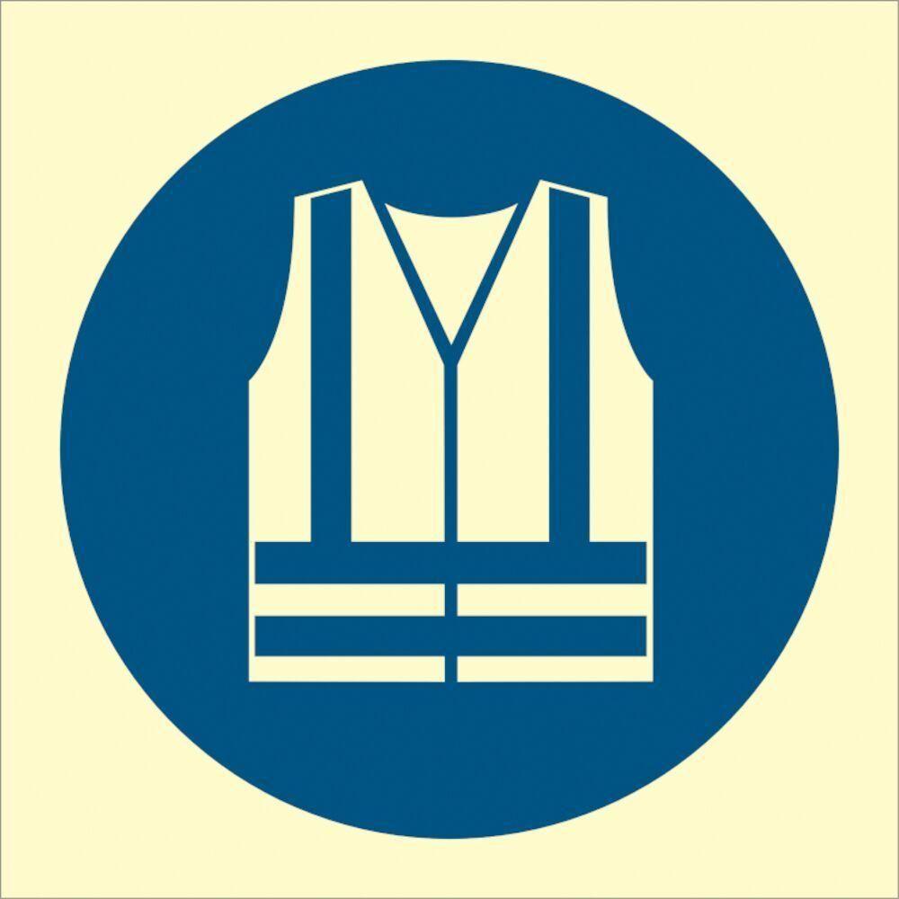 Sign IMO High visibility vest must be worn - Sikkerhedsgiganten