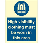 Sign IMO High visibility vest must be worn - Sikkerhedsgiganten