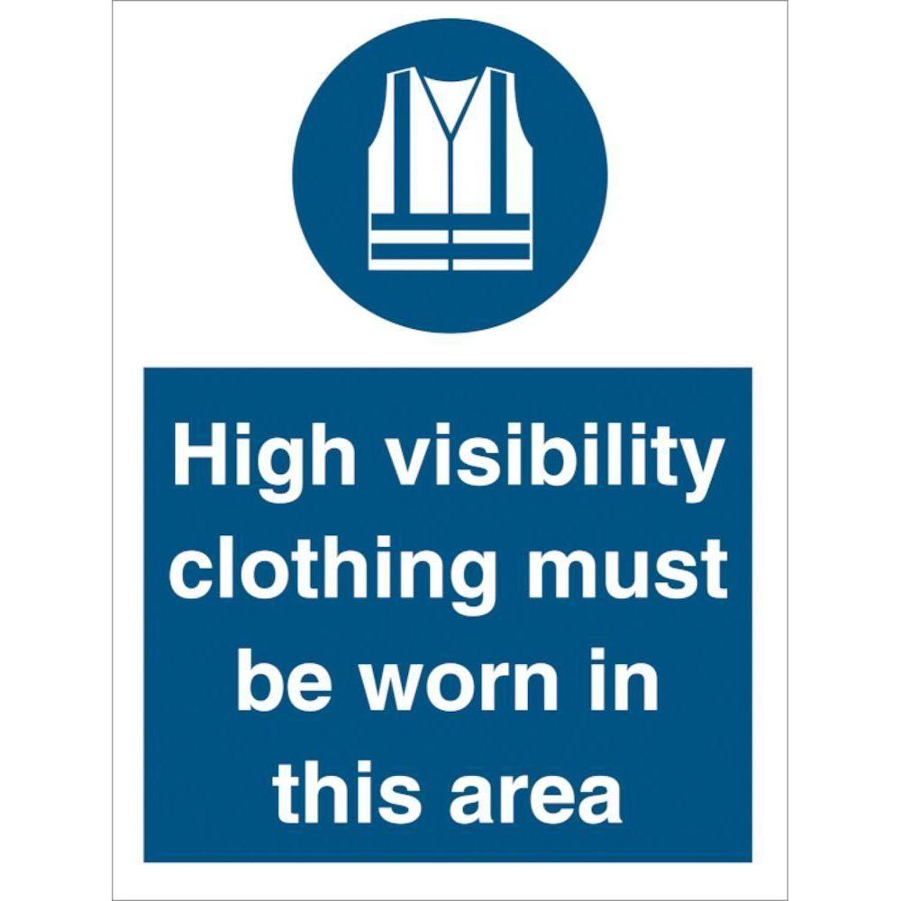Sign IMO High visibility vest must be worn - Sikkerhedsgiganten