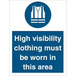 Sign IMO High visibility vest must be worn - Sikkerhedsgiganten