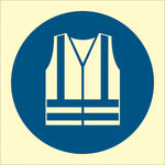 Sign IMO High visibility vest must be worn - Sikkerhedsgiganten