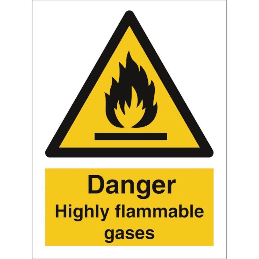 Sign IMO Highly flammable gasses - Sikkerhedsgiganten