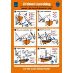 Sign IMO Lifeboat launching 125200 - Sikkerhedsgiganten