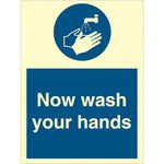 Sign IMO Now wash your hands - Sikkerhedsgiganten