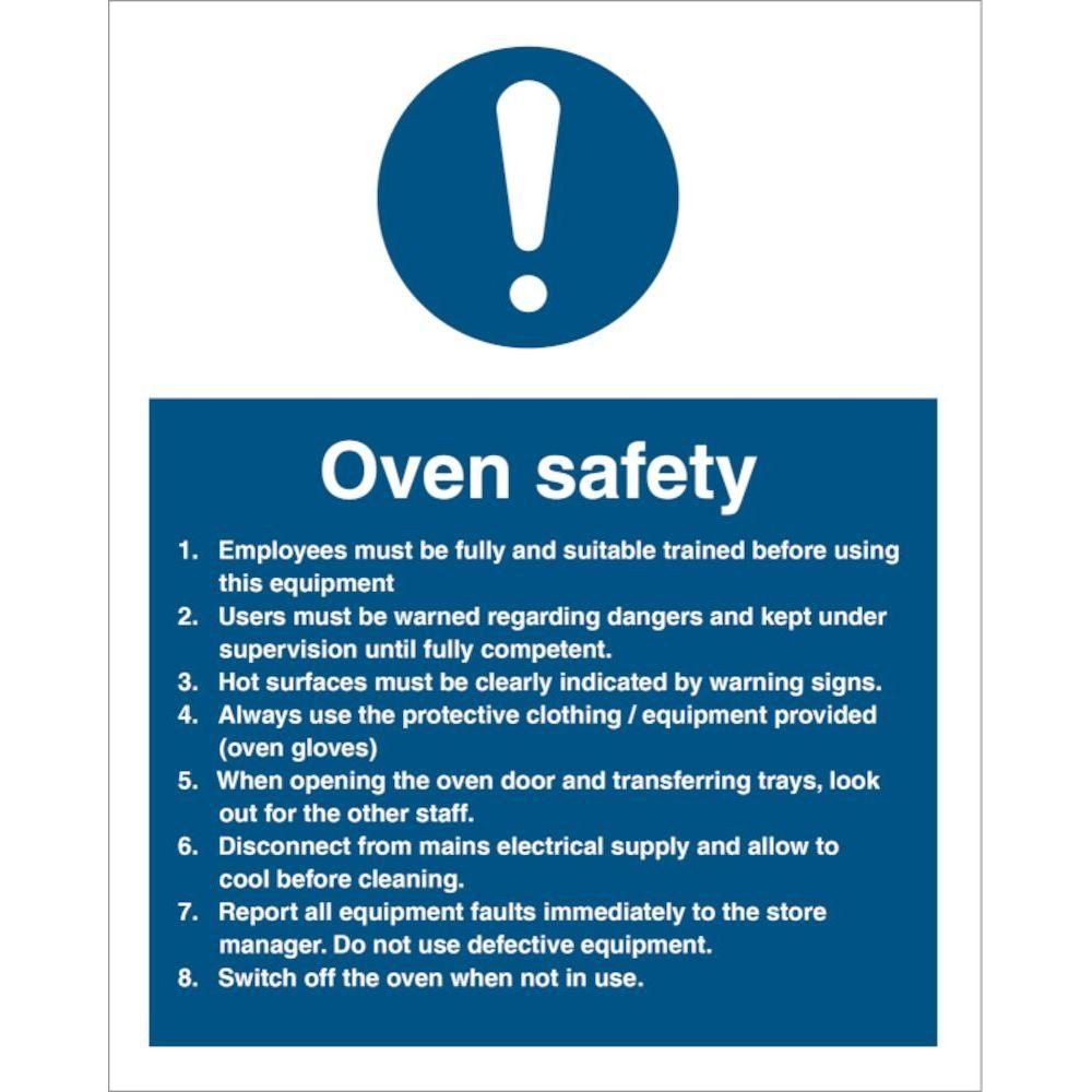 Sign IMO Oven safety - Sikkerhedsgiganten