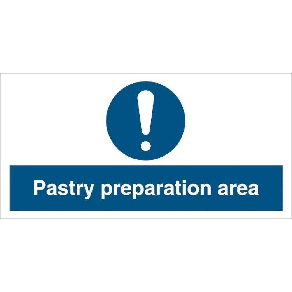 Sign IMO Pastry preparation area - Sikkerhedsgiganten