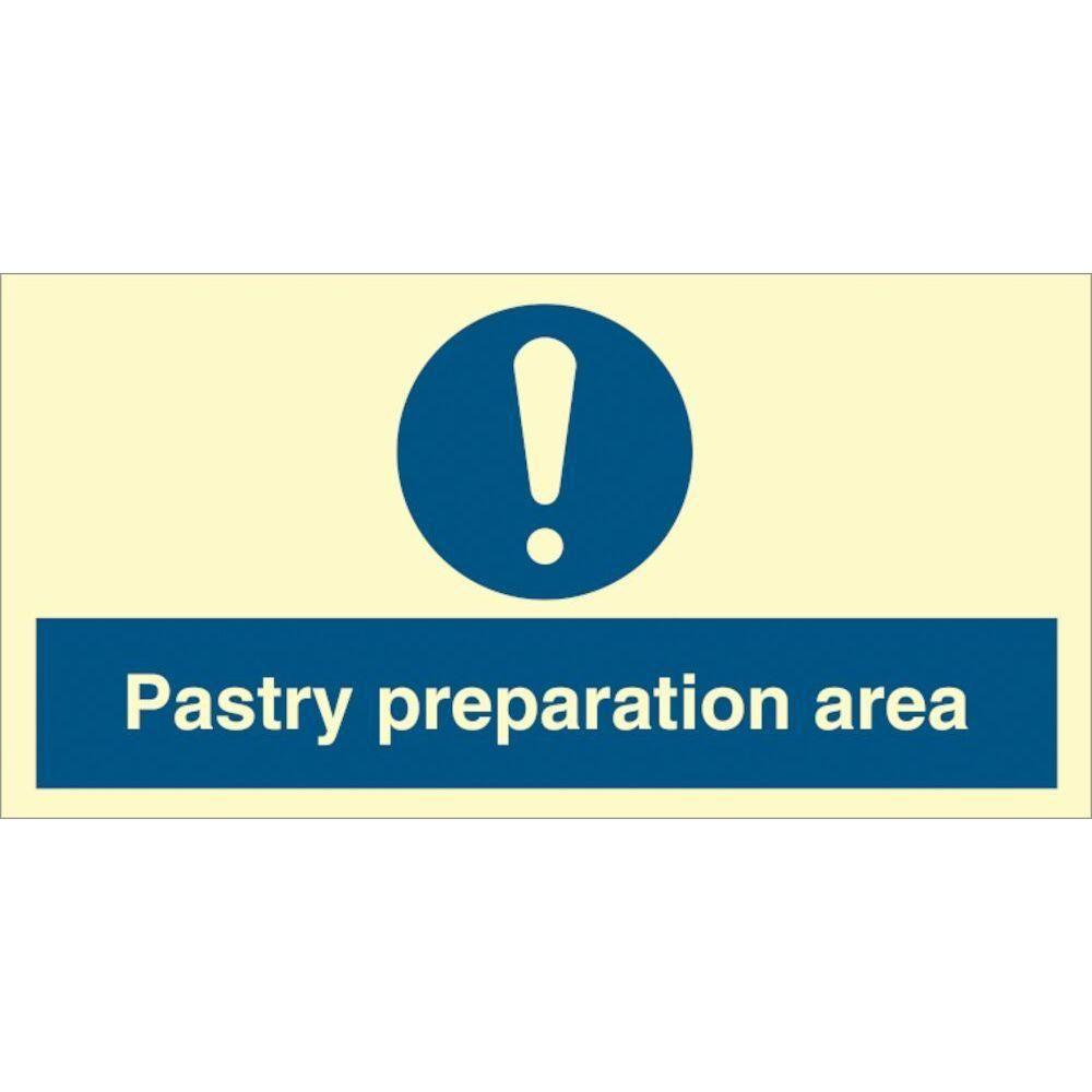 Sign IMO Pastry preparation area - Sikkerhedsgiganten