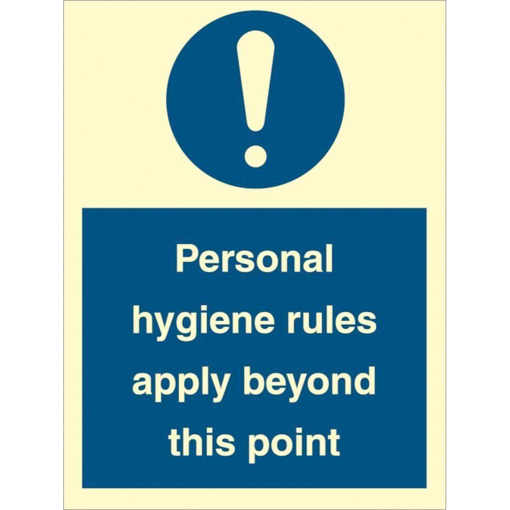 Sign IMO Personale hygiene rules apply beyond this - Sikkerhedsgiganten