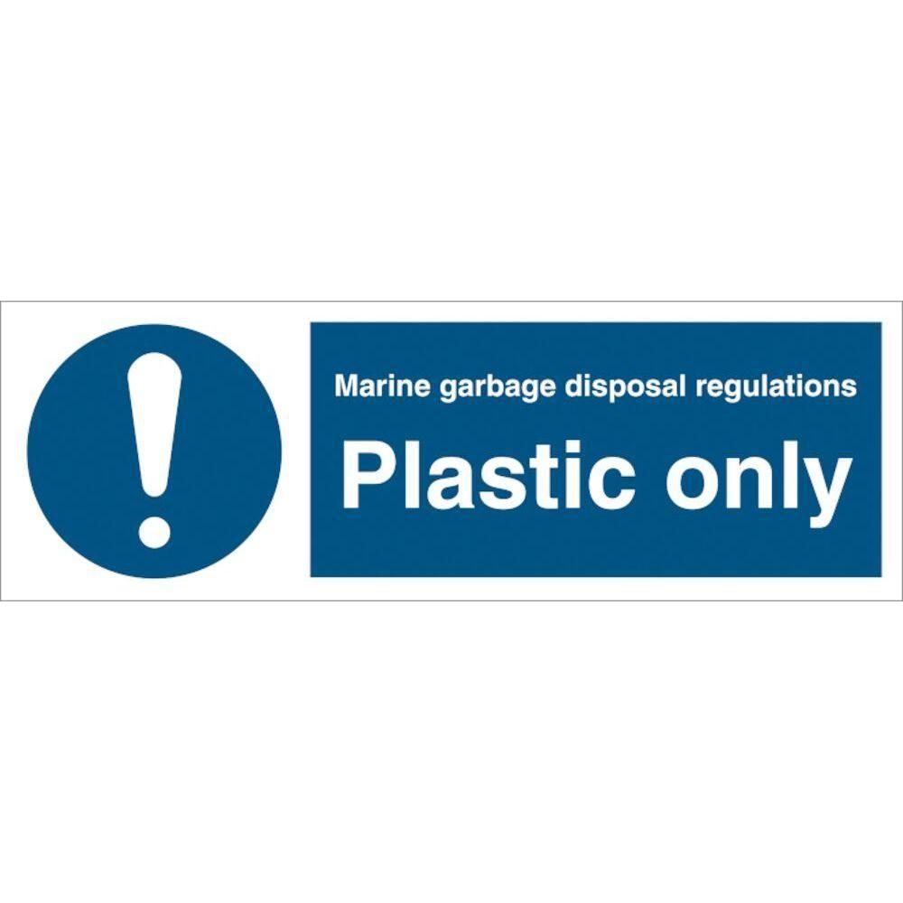 Sign IMO Plastic only - Sikkerhedsgiganten