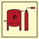 Sign IMO Powder installation - Sikkerhedsgiganten
