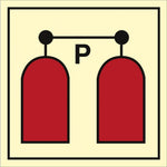 Sign IMO Powder release station - Sikkerhedsgiganten
