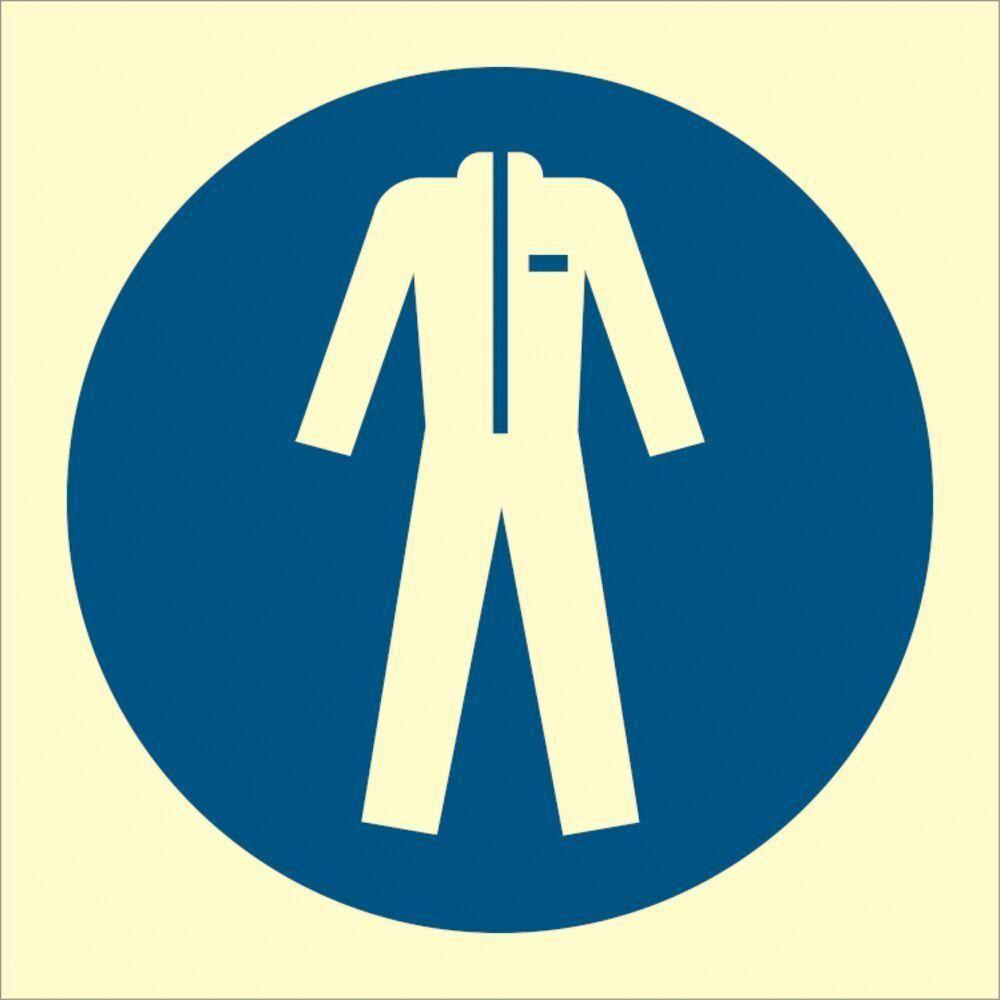 Sign IMO Protective clothing must be worn 106163 - Sikkerhedsgiganten