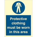 Sign IMO Protective clothing must be worn in this - Sikkerhedsgiganten