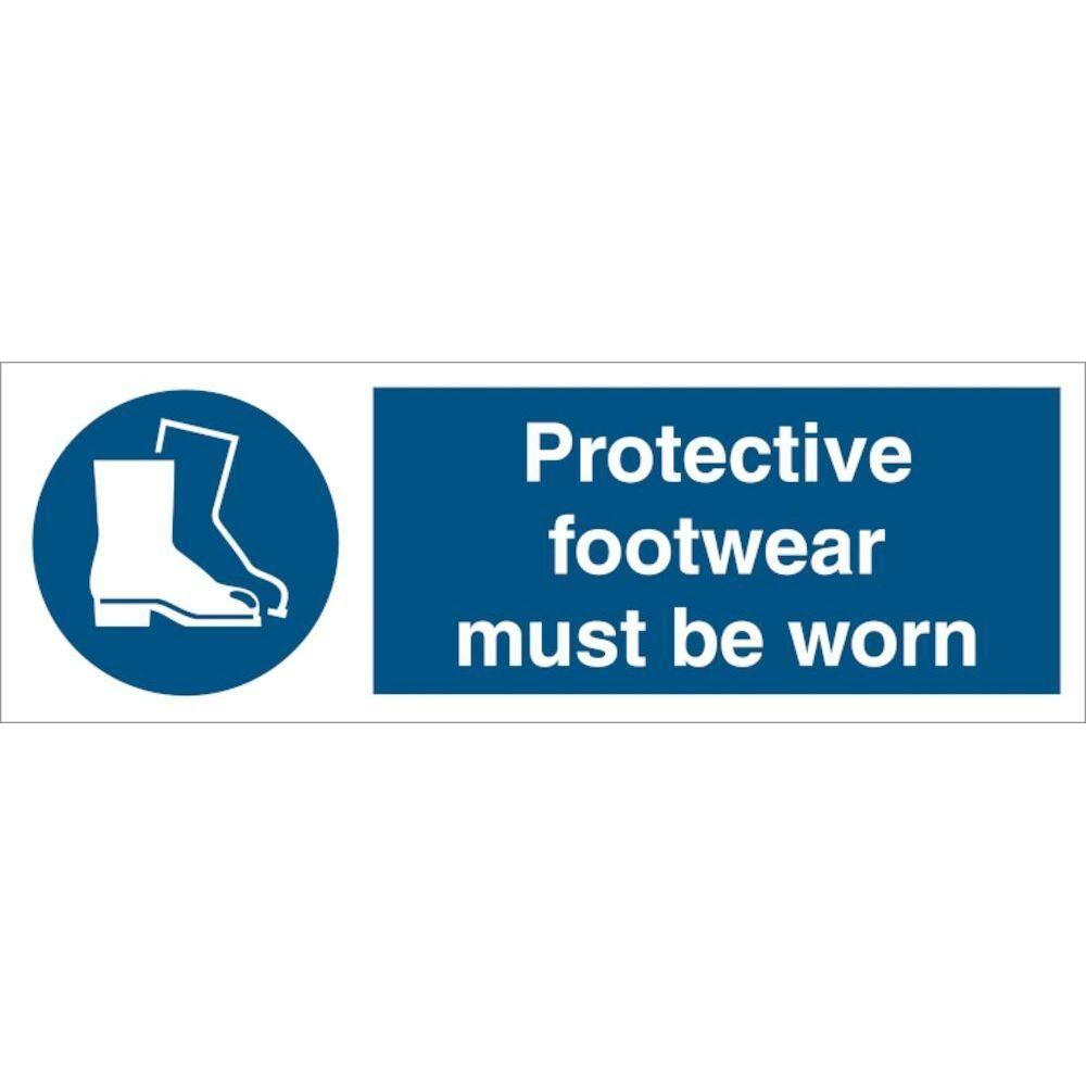 Sign IMO Protective foot wear must be worn - Sikkerhedsgiganten