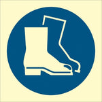 Sign IMO Protective footwear must be worn 106153 - Sikkerhedsgiganten