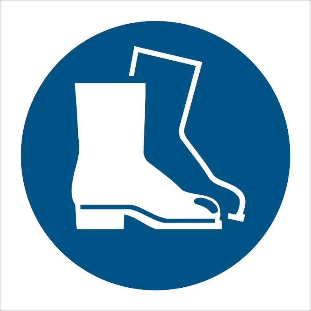 Sign IMO Protective footwear must be worn 106153 - Sikkerhedsgiganten