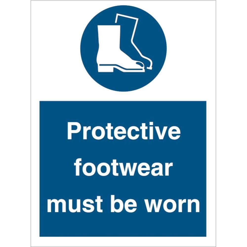 Sign IMO Protective footwear must be worn - Sikkerhedsgiganten