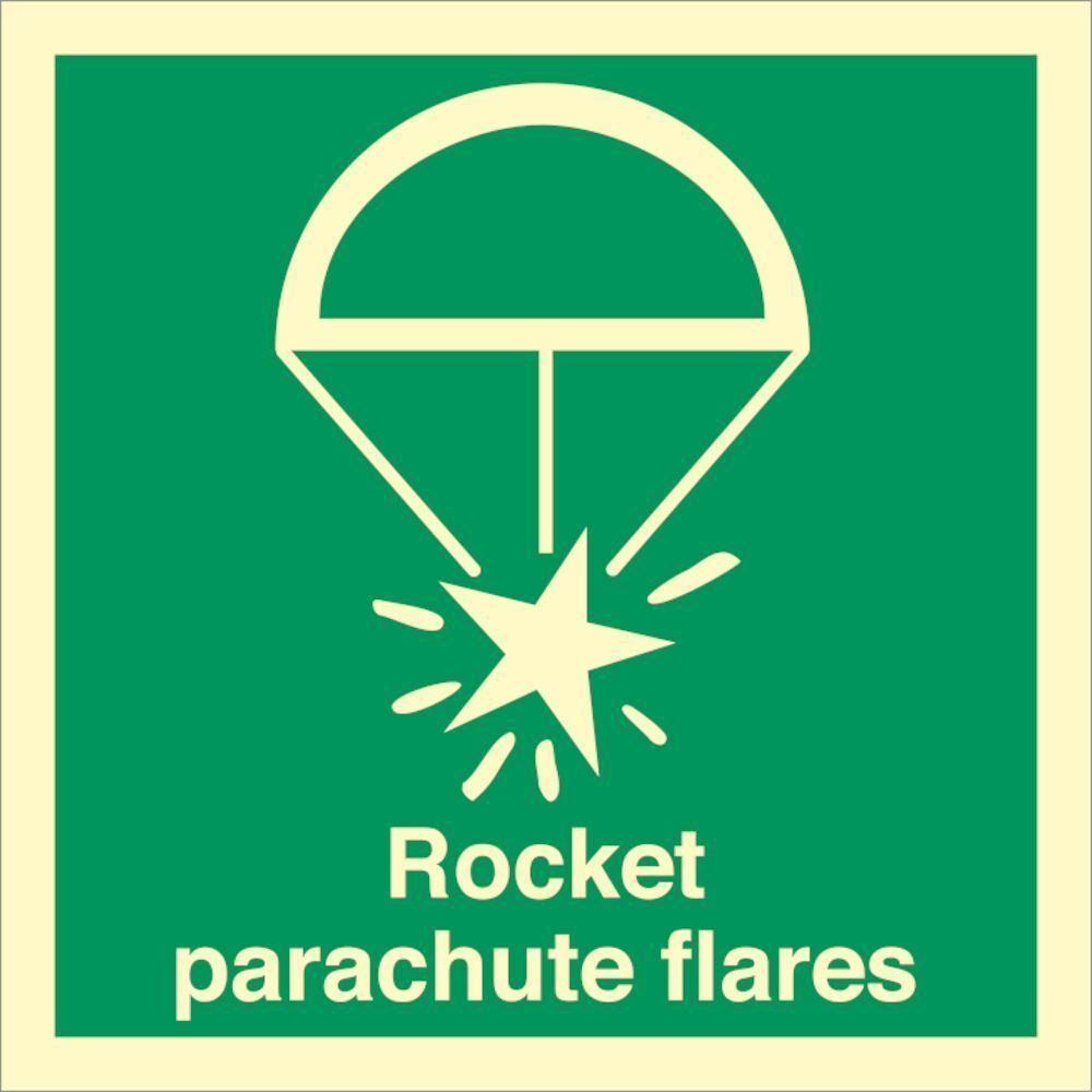 Sign IMO Rocket parachute flares - Sikkerhedsgiganten