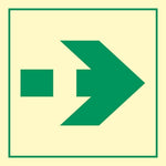 Sign IMO Secondary means of escape route - Sikkerhedsgiganten