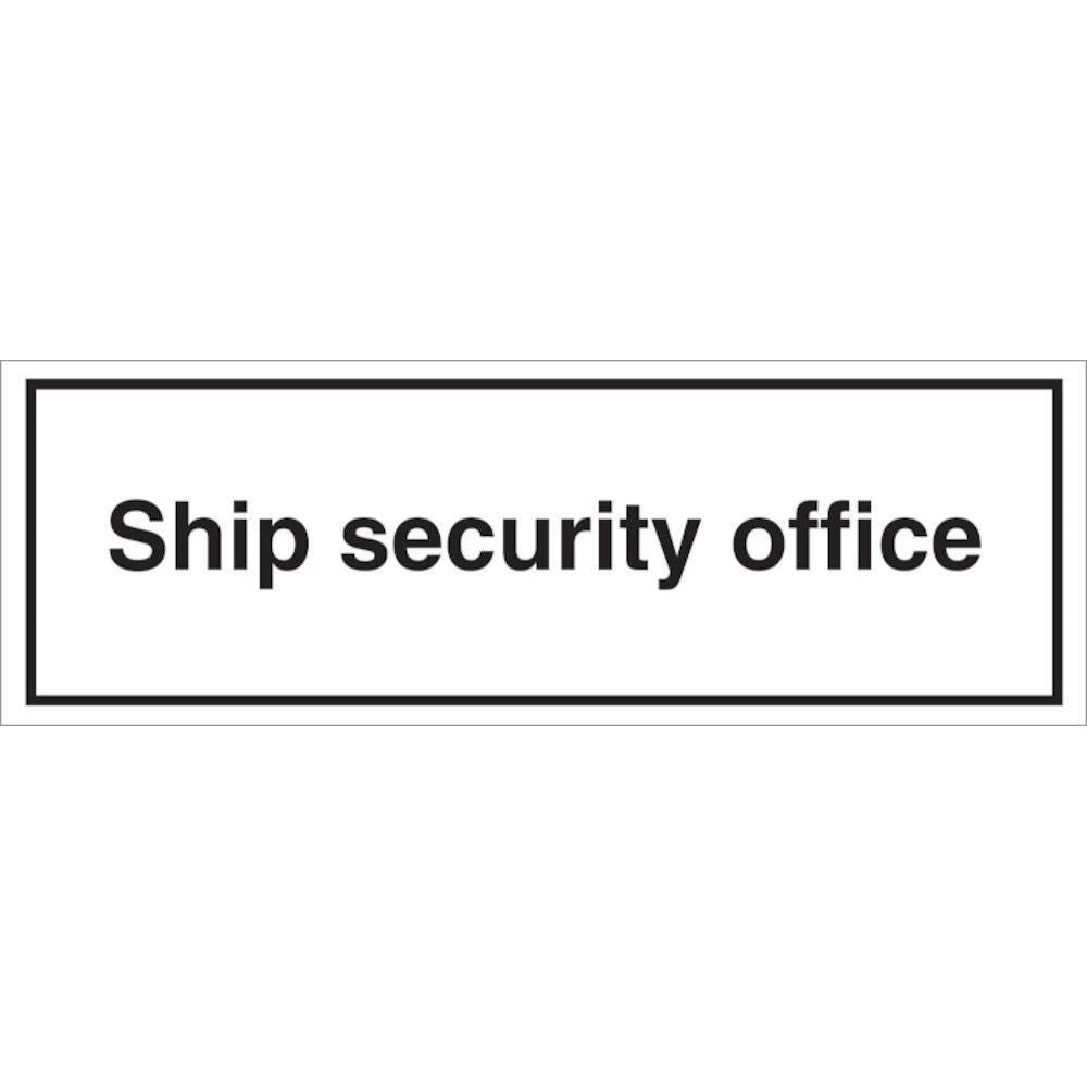 Sign IMO Ship security office - Sikkerhedsgiganten