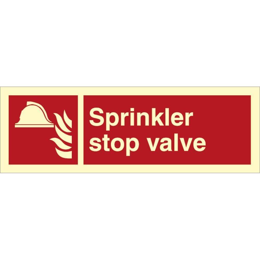 Sign IMO Sprinkler stop wave - Sikkerhedsgiganten