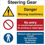 Sign IMO Steering Gear - Sikkerhedsgiganten