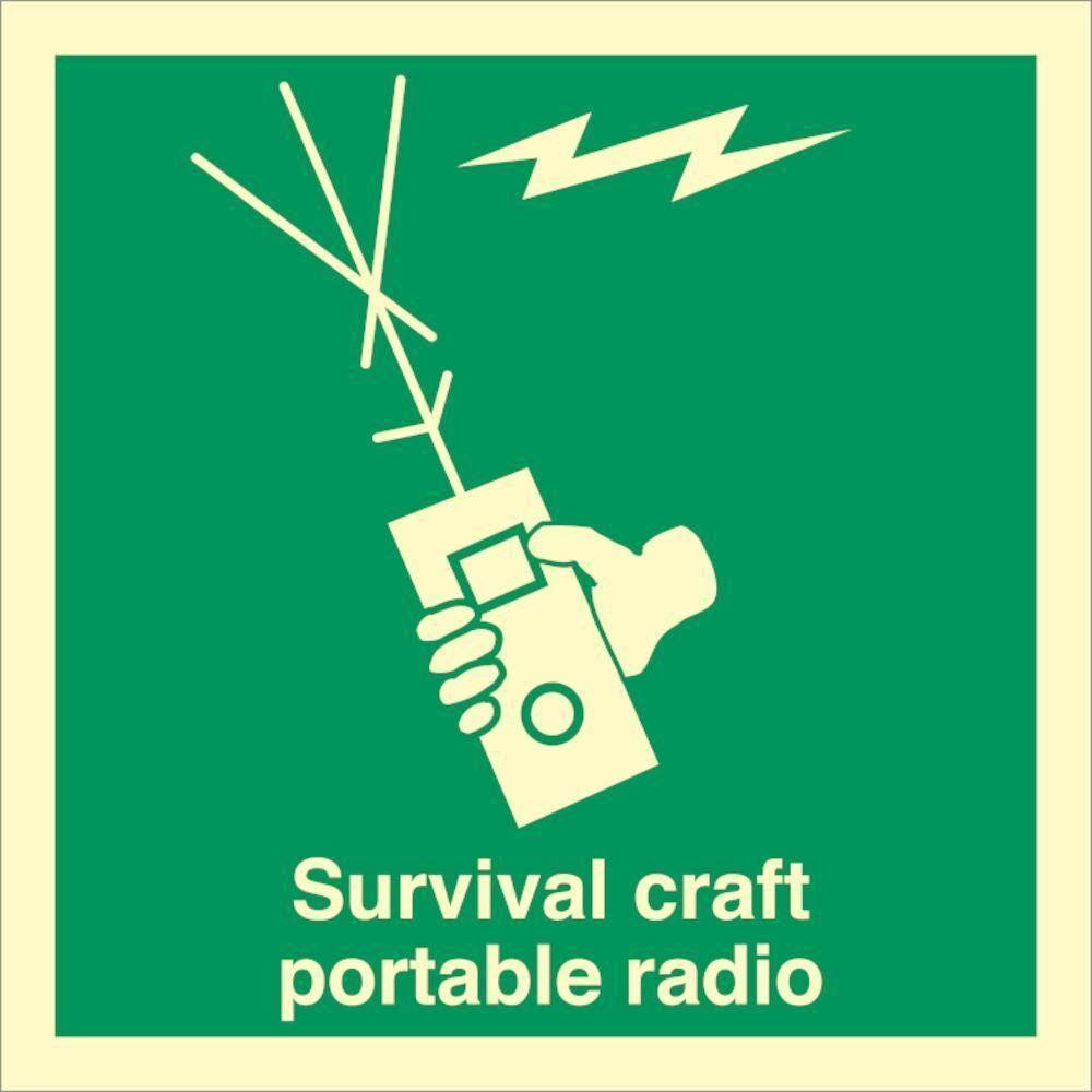 Sign IMO Survival craft portable radio - Sikkerhedsgiganten