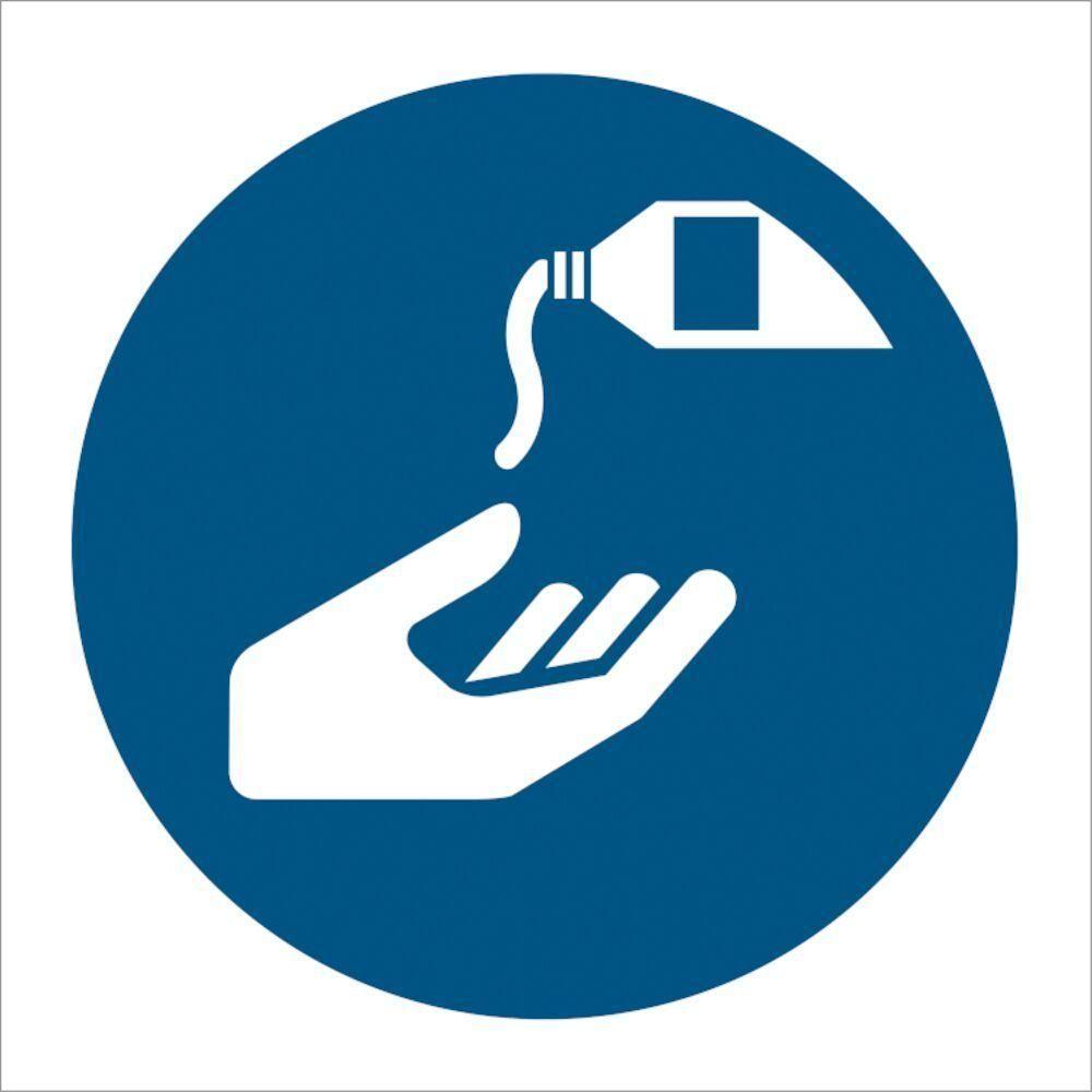 Sign IMO Use barrier cream - Sikkerhedsgiganten
