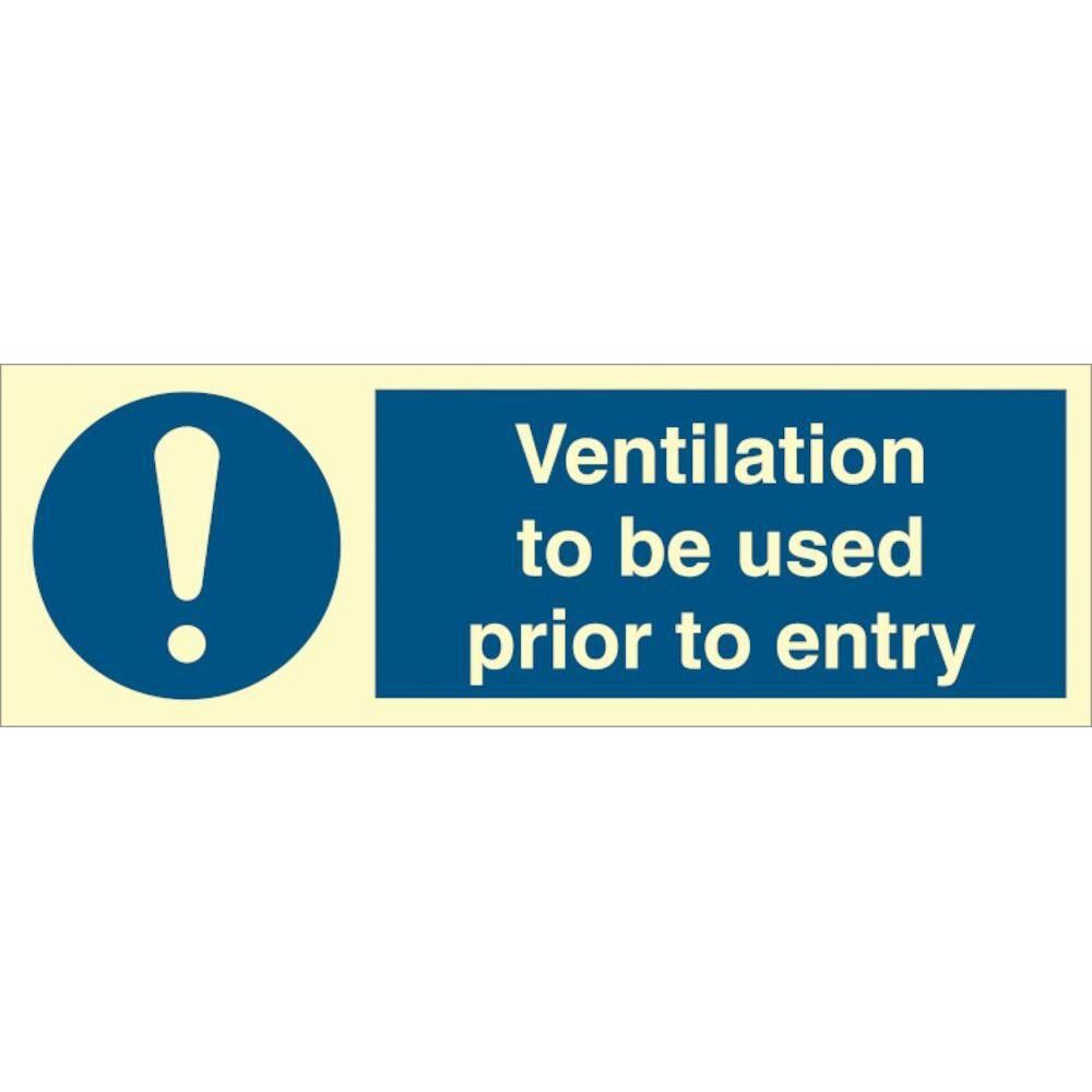 Sign IMO Ventilation to be used - Sikkerhedsgiganten