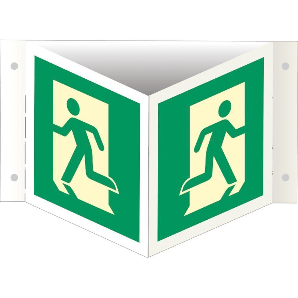 Sign IMO Vinkelskilt Exit - Sikkerhedsgiganten