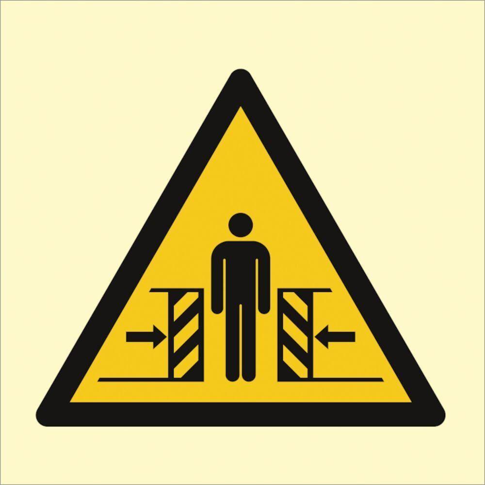 Sign IMO Warning; Crushing - Sikkerhedsgiganten