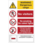 Sign IMO Warning Dangerous cargo - Sikkerhedsgiganten