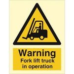 Sign IMO Warning fork lift truck - Sikkerhedsgiganten