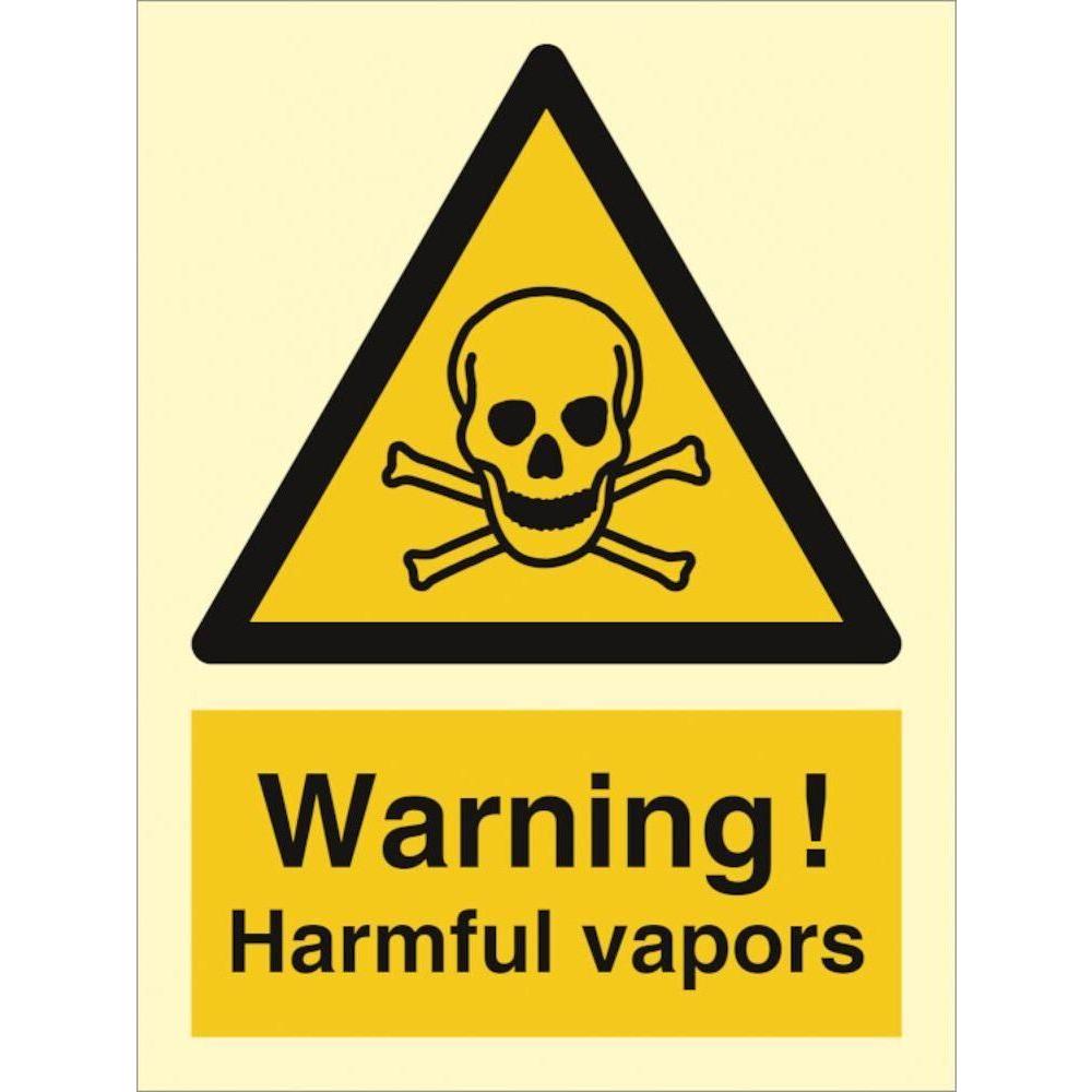 Sign IMO Warning Harmful vapors - Sikkerhedsgiganten
