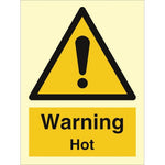 Sign IMO Warning Hot - Sikkerhedsgiganten