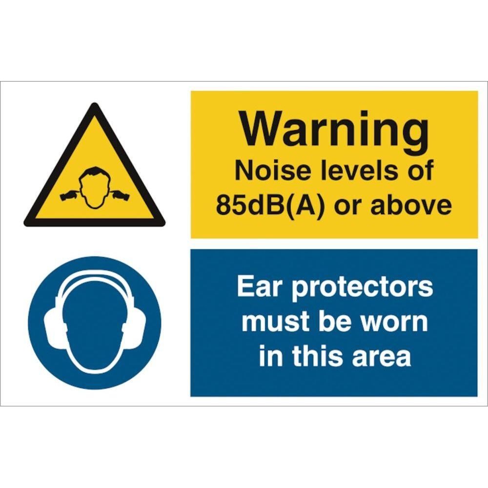 Sign IMO Warning Noise levels of 85 dB - Sikkerhedsgiganten