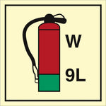 Sign IMO Water Extinguisher 9 L - Sikkerhedsgiganten