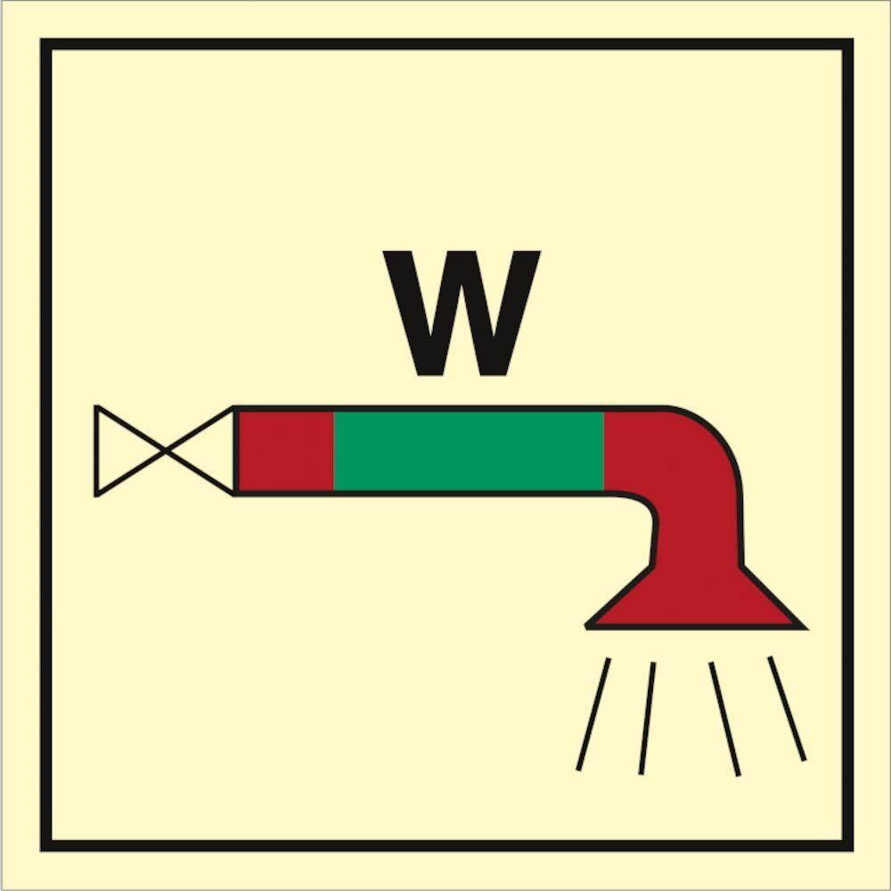 Sign IMO Water fog valve - Sikkerhedsgiganten