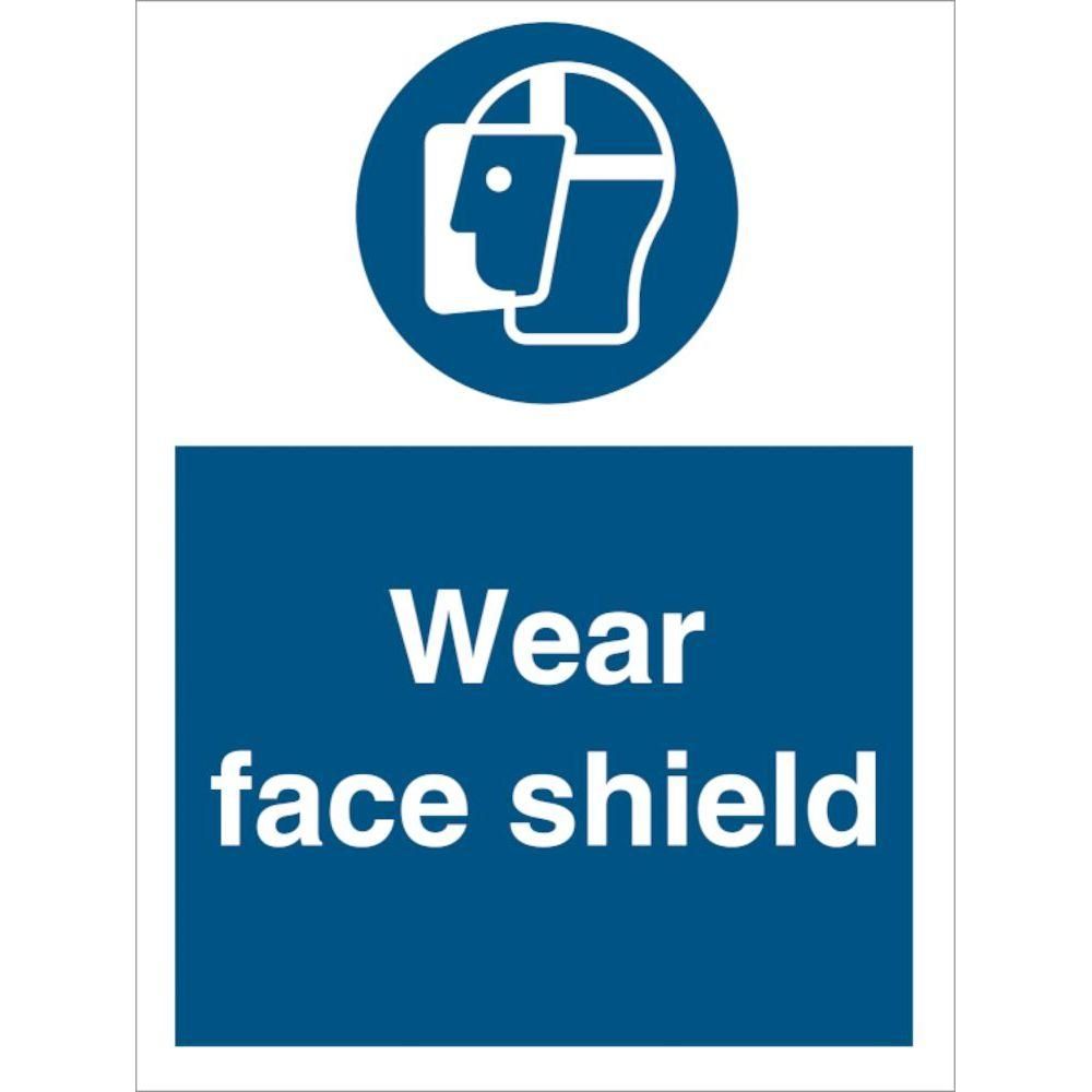 Sign IMO Wear face shield - Sikkerhedsgiganten