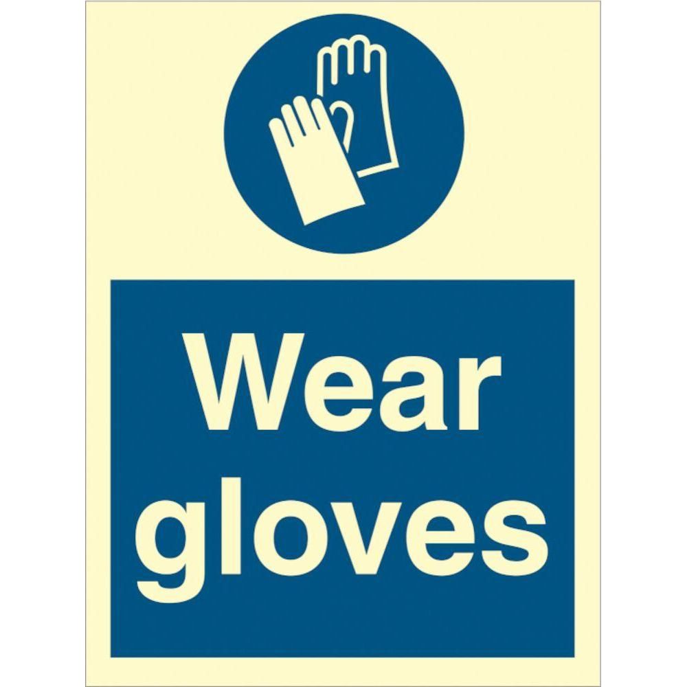 Sign IMO Wear gloves - Sikkerhedsgiganten