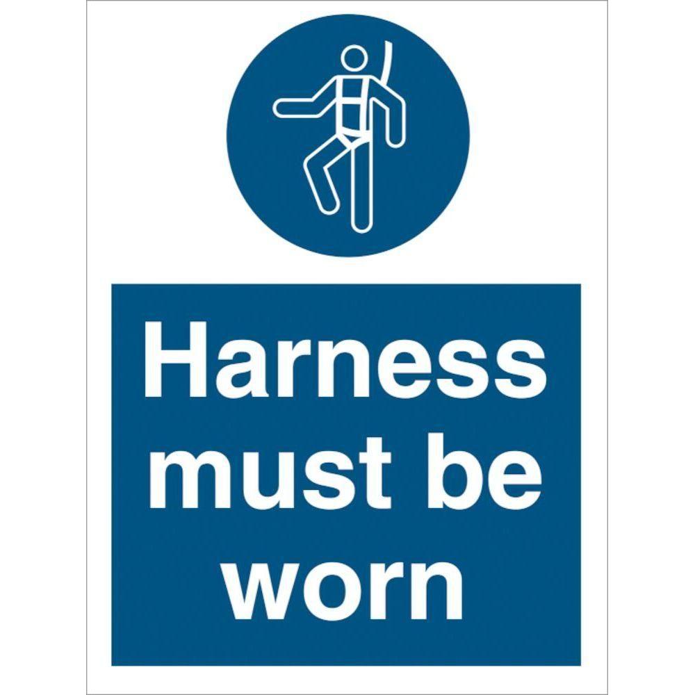 Sign IMO Wear safety harness - Sikkerhedsgiganten