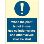 Sign IMO When the plant is not in use... - Sikkerhedsgiganten