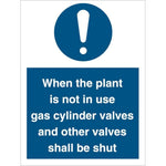 Sign IMO When the plant is not in use... - Sikkerhedsgiganten