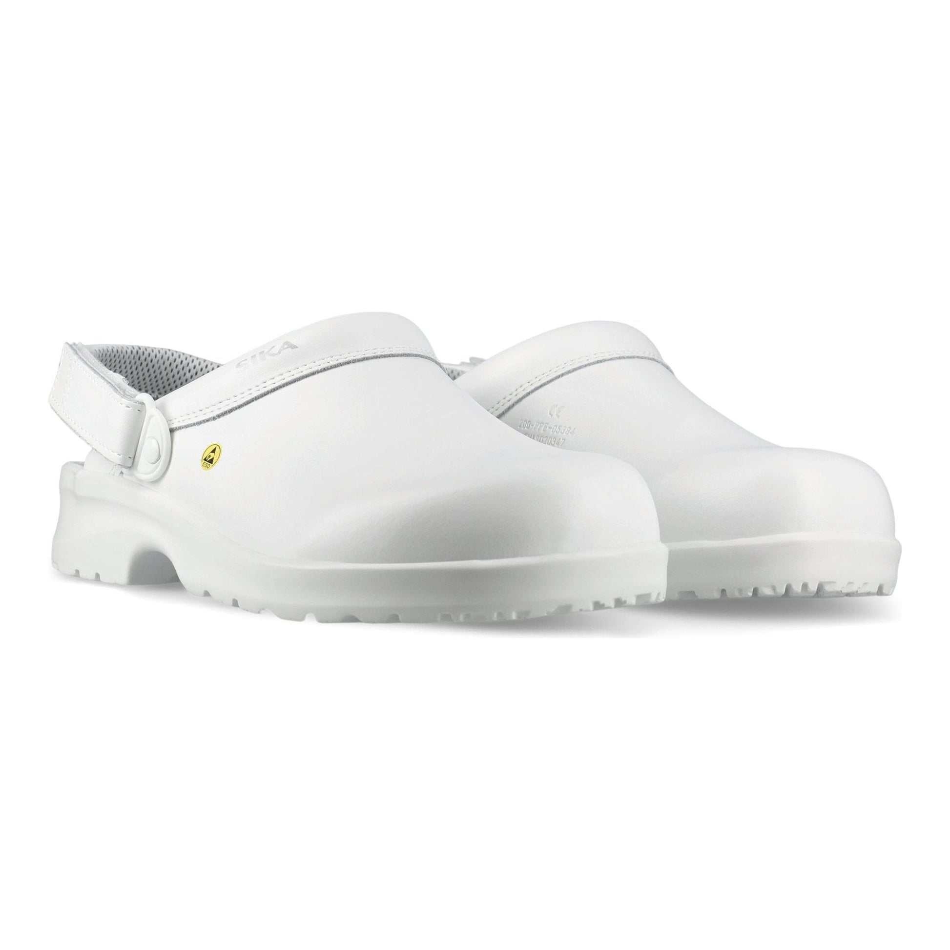 Sika Fusion Clog ESD m/hælrem OB SRC - hvid - Sikkerhedsgiganten