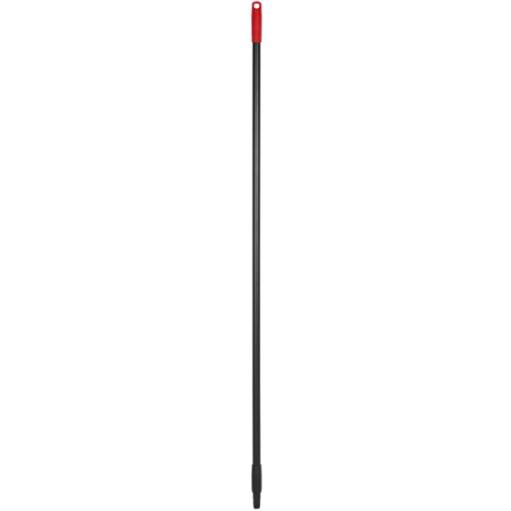 Skaft med gevind, Vikan, 156cm, Ø2,5cm, sort, PP/træ - Sikkerhedsgiganten
