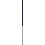 Skaft med klik, Vikan, 137,5cm, Ø6,5cm, grå, PP/aluminium - Sikkerhedsgiganten