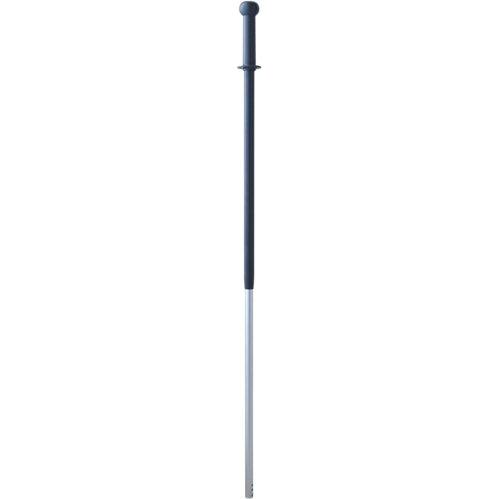 Skaft med klik, Vikan, 137,5cm, Ø6,5cm, grå, PP/aluminium - Sikkerhedsgiganten