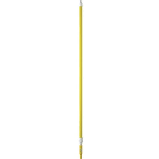 Skaft med vandgennemløb, Vikan, flere farver, PP/aluminium, 160 - 278 cm, gevind, Q - kobling - Sikkerhedsgiganten