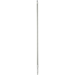Skaft med vandgennemløb, Vikan, hvid, PP/aluminium, 161 - 278 cm, gevind, Q - kobling - Sikkerhedsgiganten