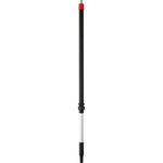 Skaft med vandgennemløb, Vikan, sort, PP/aluminium, 106 - 160 cm, isoleret gribestykke, gevind, Q - kobl - Sikkerhedsgiganten